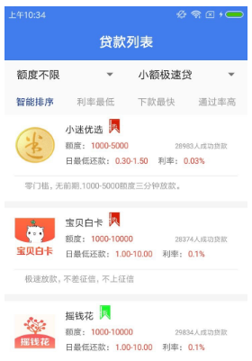有钱花App