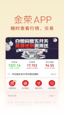 金荣中国贵金属官网版