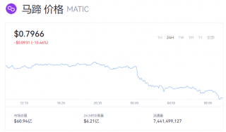 今日MATIC币价格行情 现在一个马蹄币多少钱？