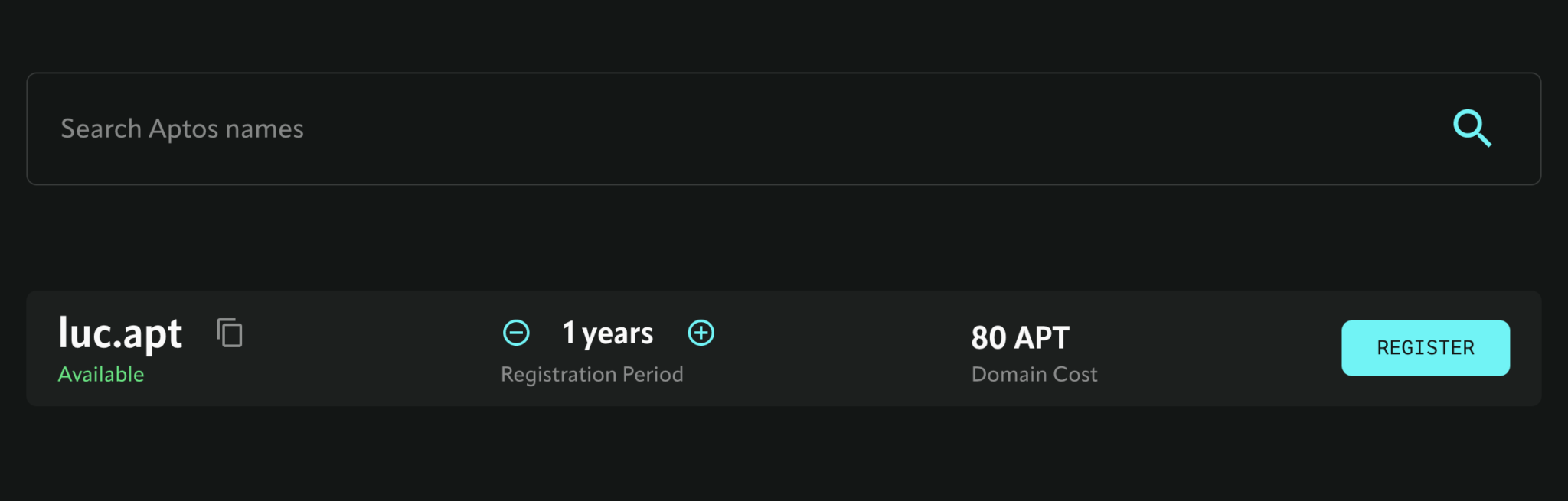Aptos域名服务ANS上线！3字节定价80APT 注册数已破5千-第2张图片-比特派