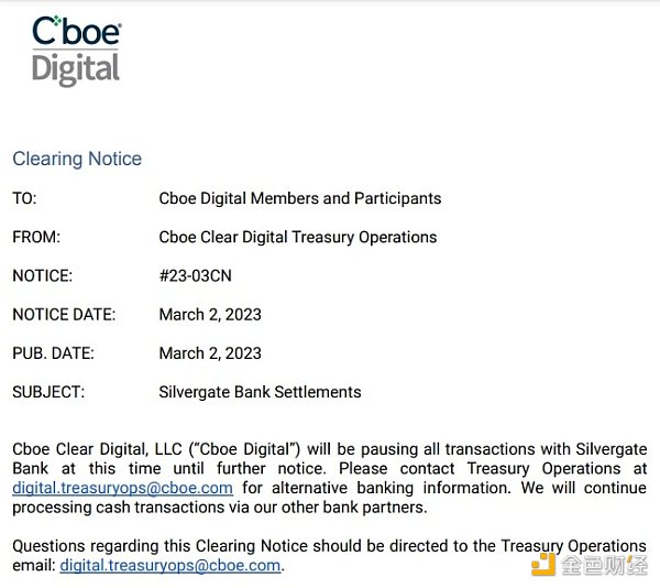 墙倒众人推加密行业正在抛弃Silvergate5