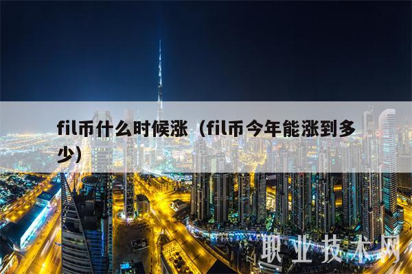 fil币什么时候涨（fil币今年能涨到多少-第1张图片-币安下载