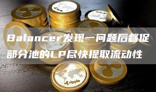 Balancbr发现一问题后督促部分池的LP尽快提取流动性-第1张图片-币安下载